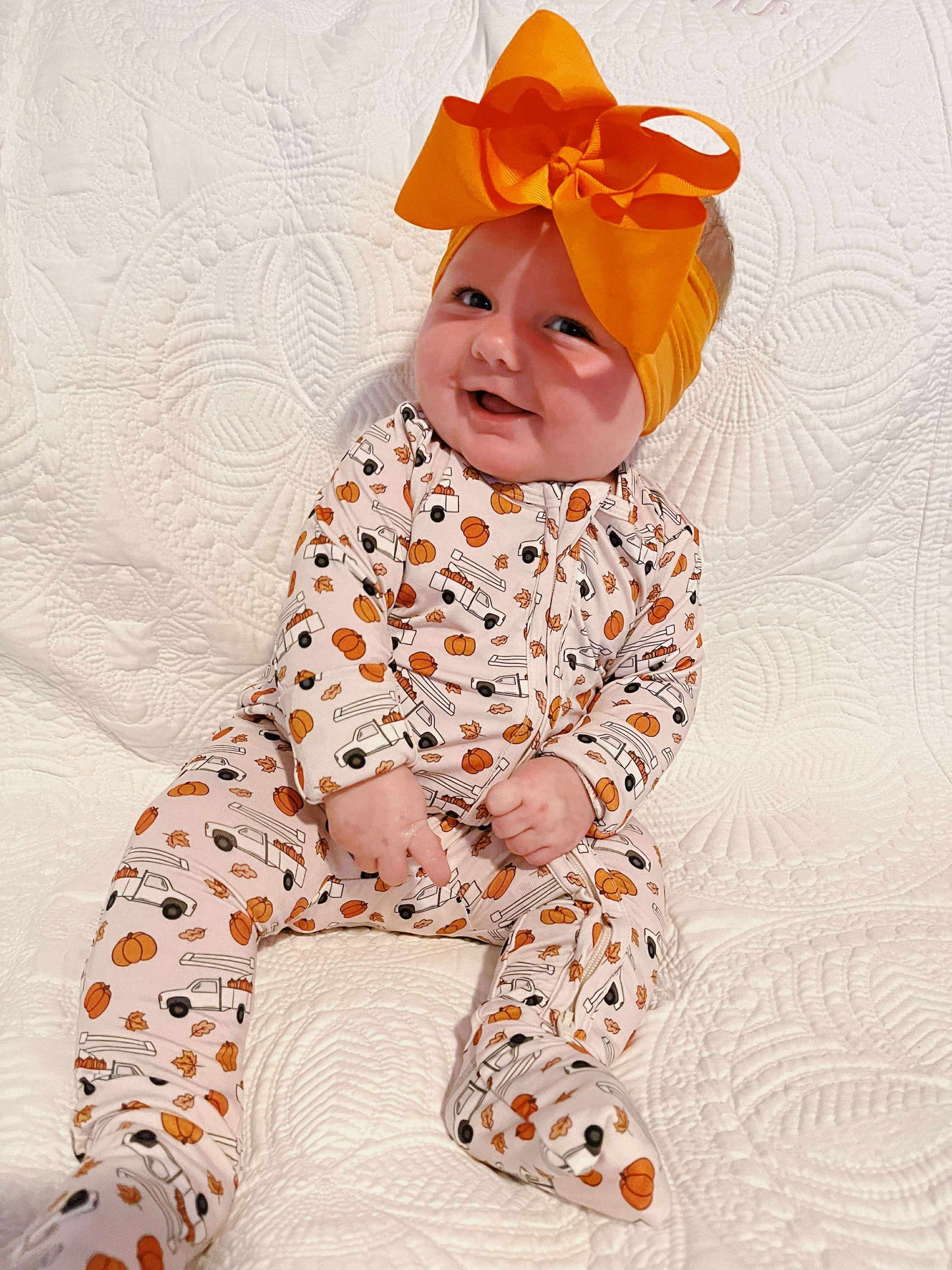 Little Pumpkin Pickers Romper & Two Piece Set