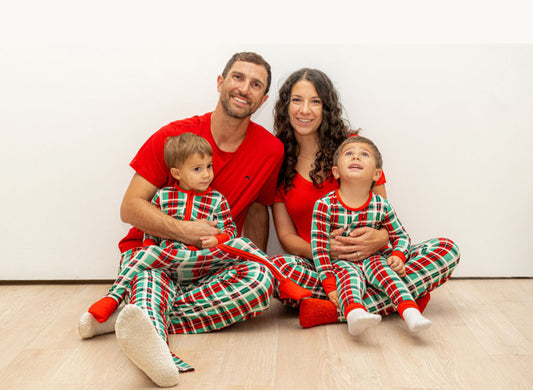 Christmas Plaid Women's Bamboo Pajama Pants