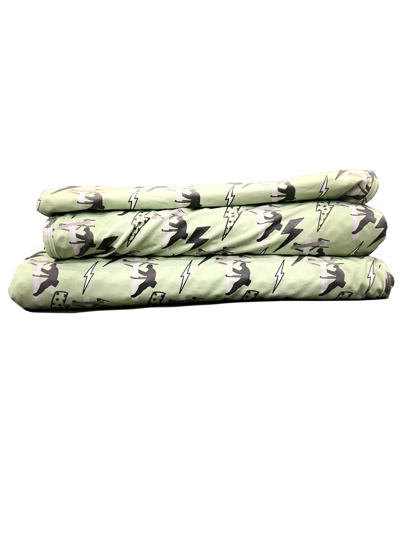 Green Lineman Blanket 50”x50”