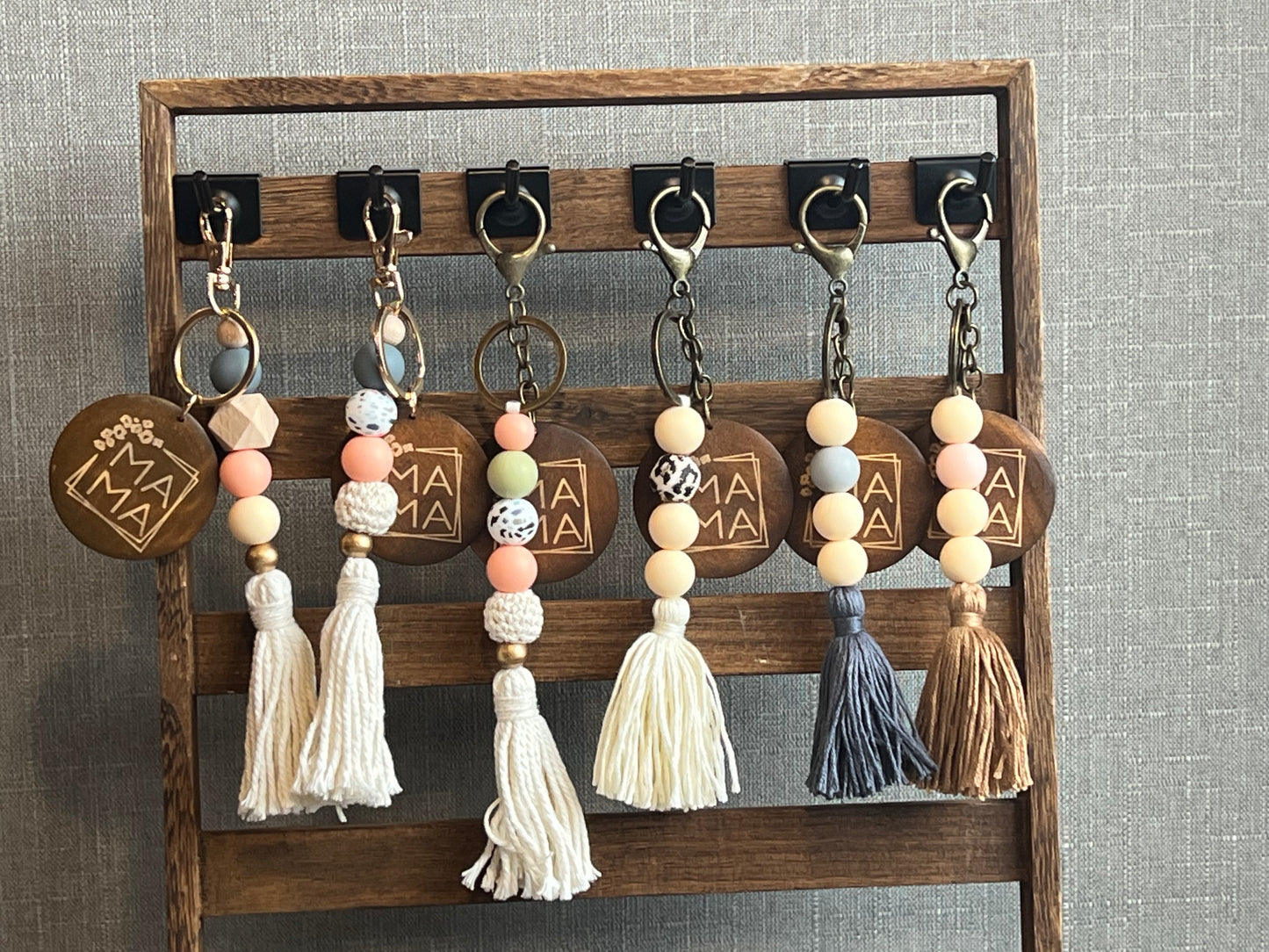 Mama Tassel Keychain