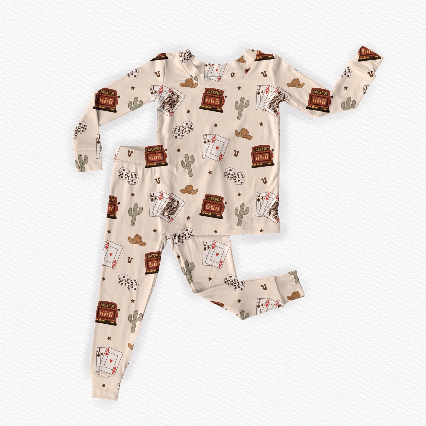 Vegas Baby Bamboo Romper/ 2 Piece Set