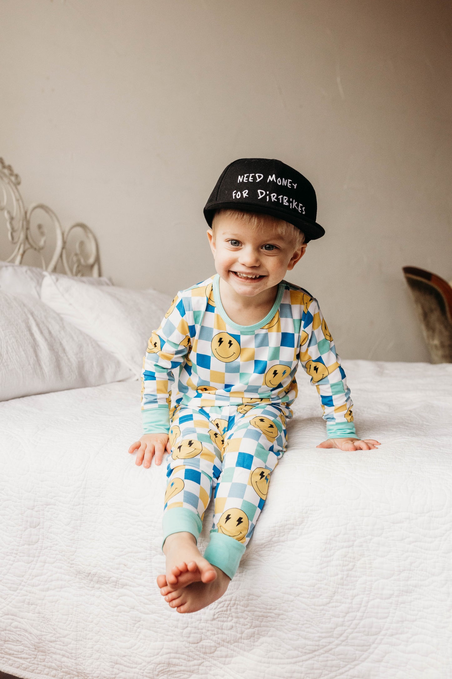 Electric Smileys Romper & Two Piece Set