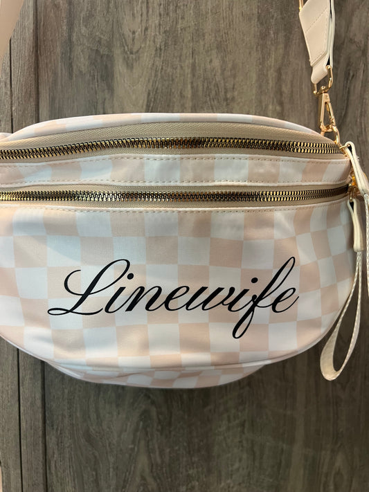 Checkered Linewife Crossbody bag