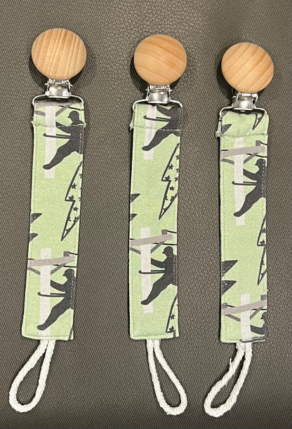 Green Lineman Paci Clip