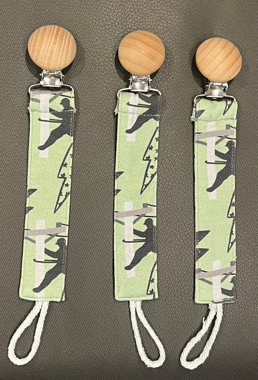 Green Lineman Paci Clip
