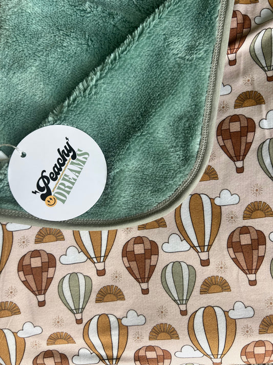 Up, Up & Away Bamboo Plush Blanket