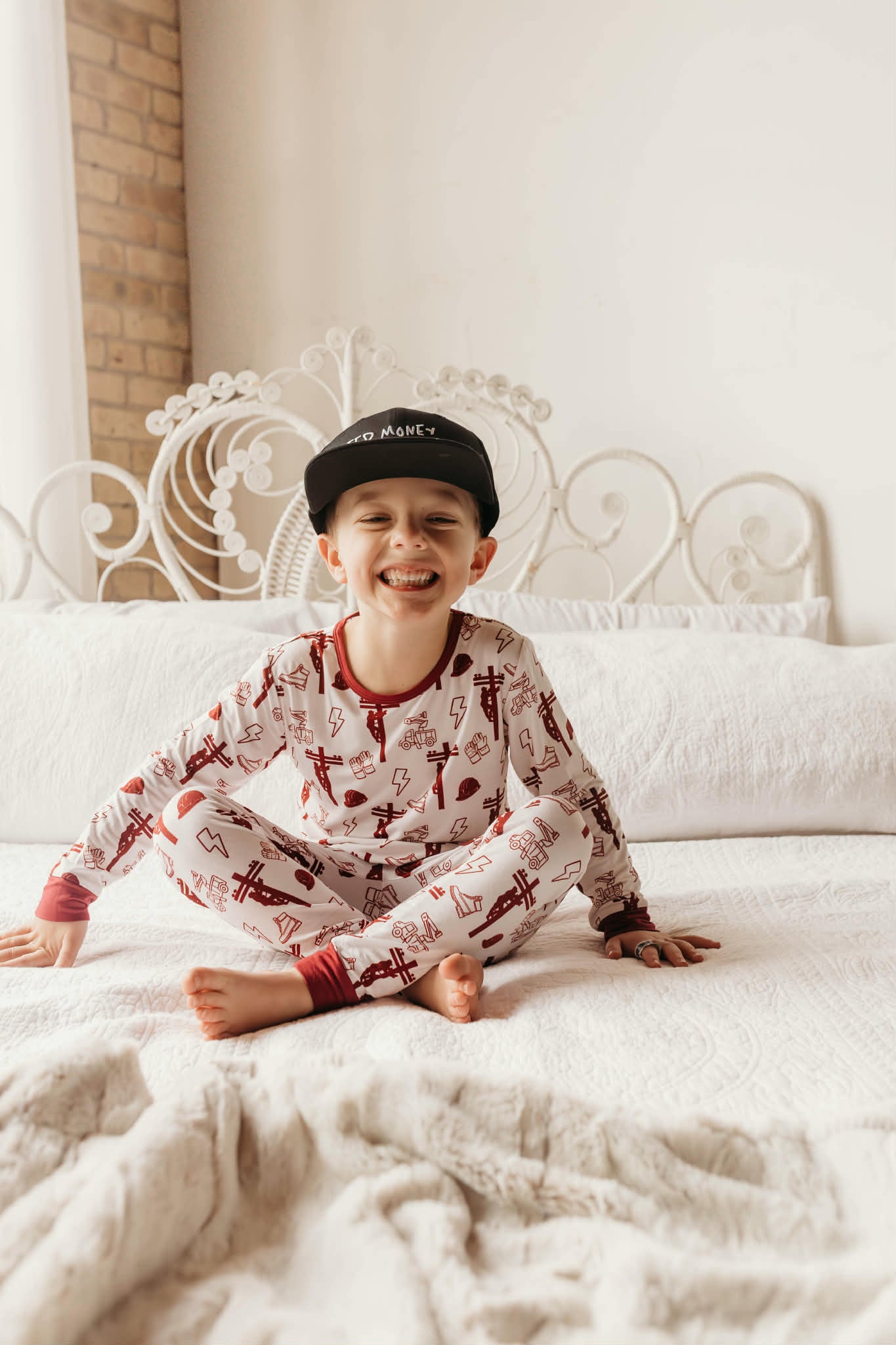 Maroon Lineman Romper & Two Piece Set