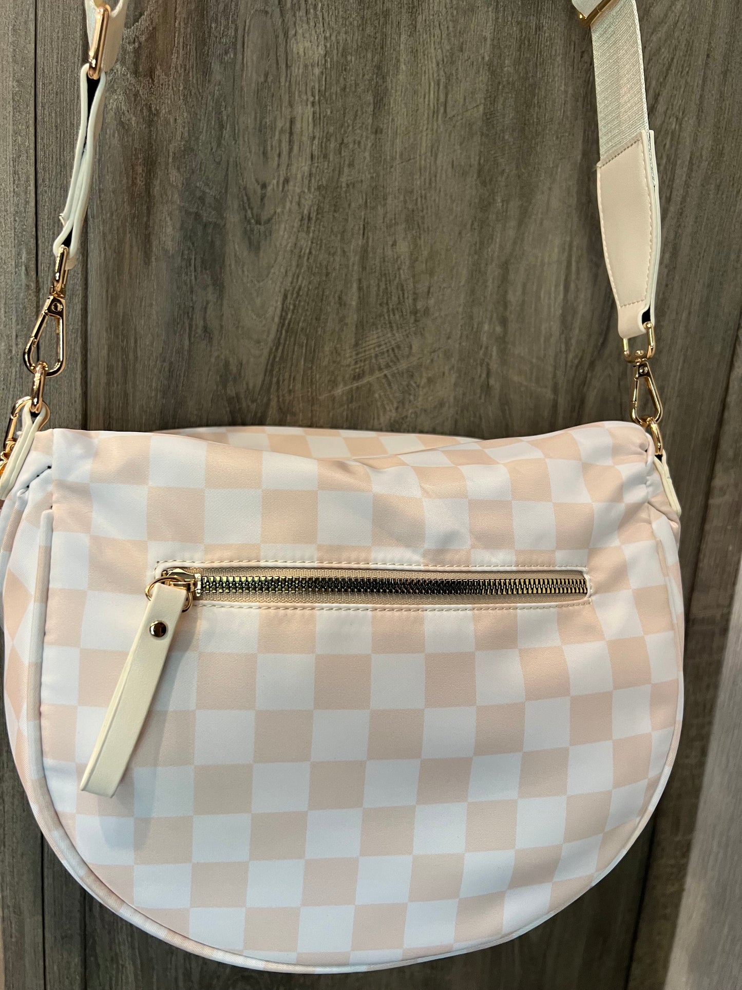 Checkered Linewife Crossbody bag