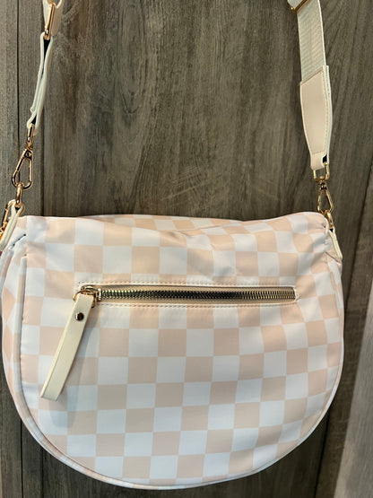 Checkered Linewife Crossbody bag
