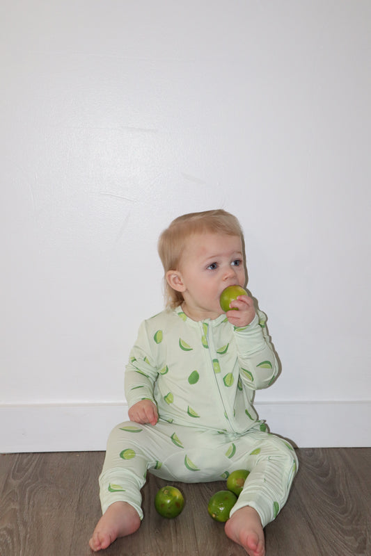 Limes Bamboo Romper & Two Piece Set