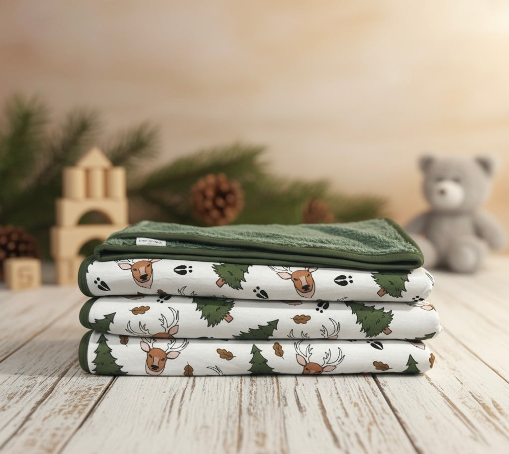 Forest Friends Bamboo Plush Blanket