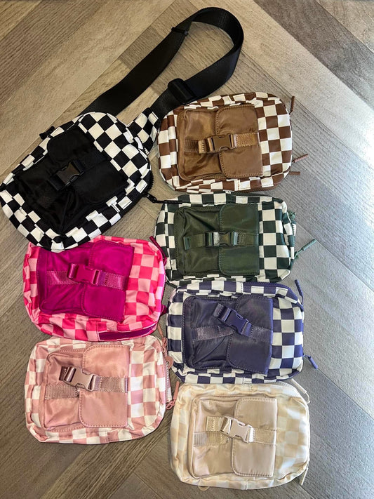 Checkered MINI Crossbody bag