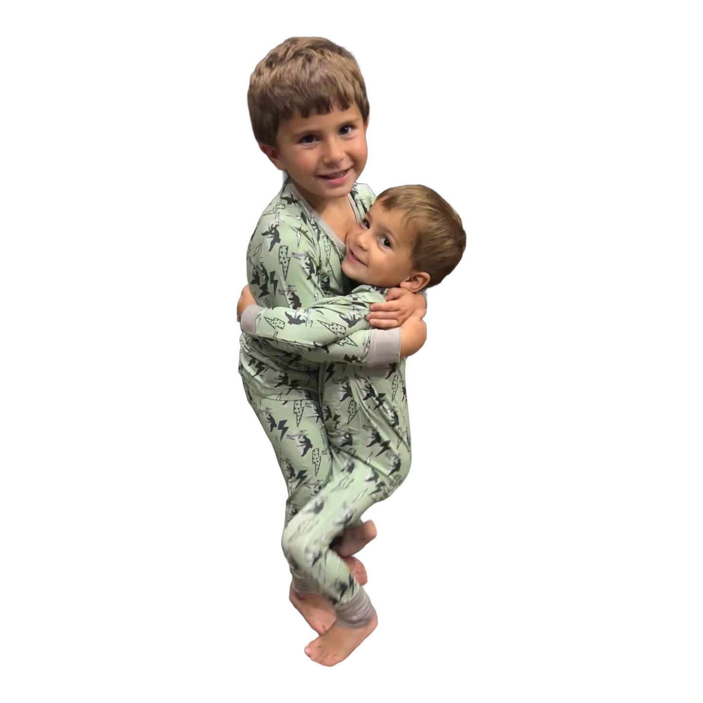Green Lineman Romper & Two Piece Set