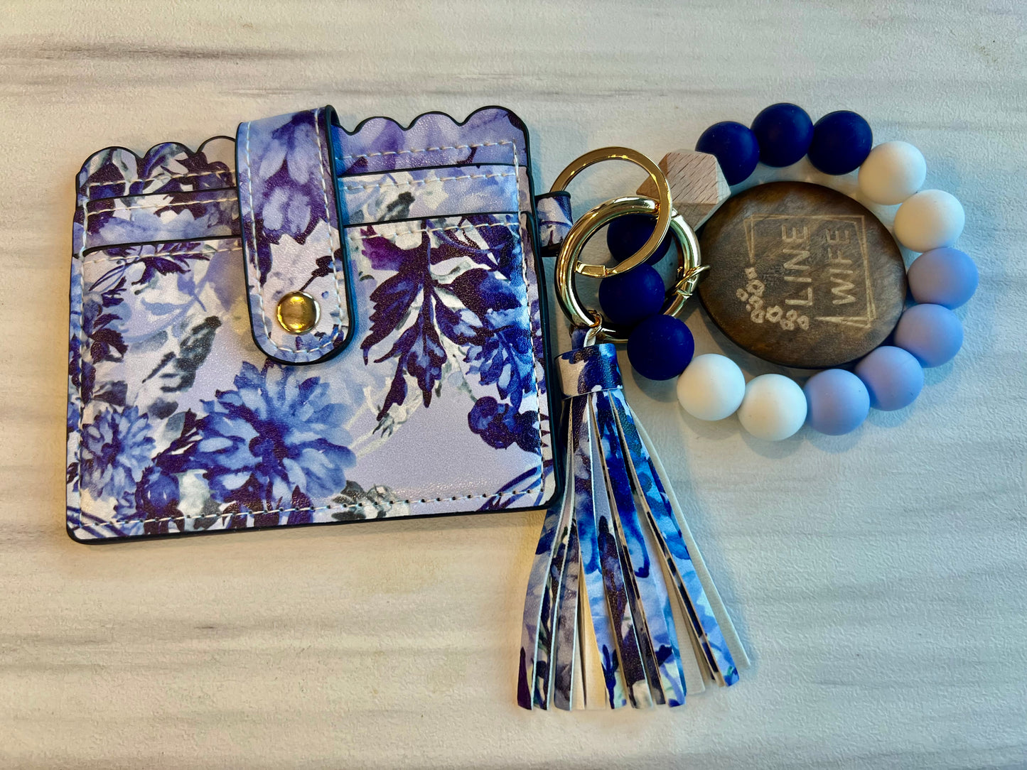 Linewife Wallet & Keychain Set