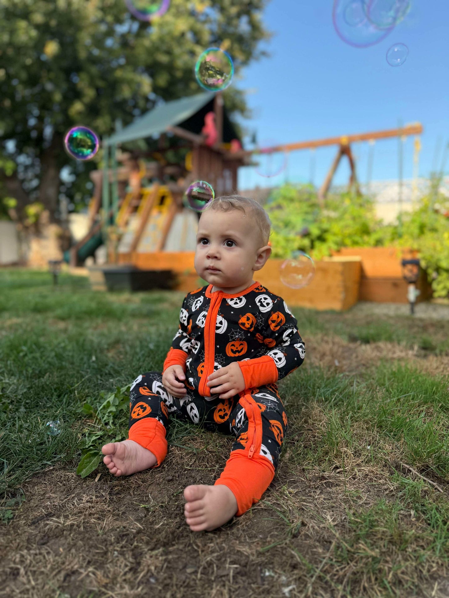 Jack-o-Jammies Romper & Two Piece Set